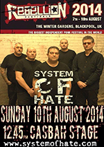System of Hate - Rebellion Festival, Blackpool 10.8.14